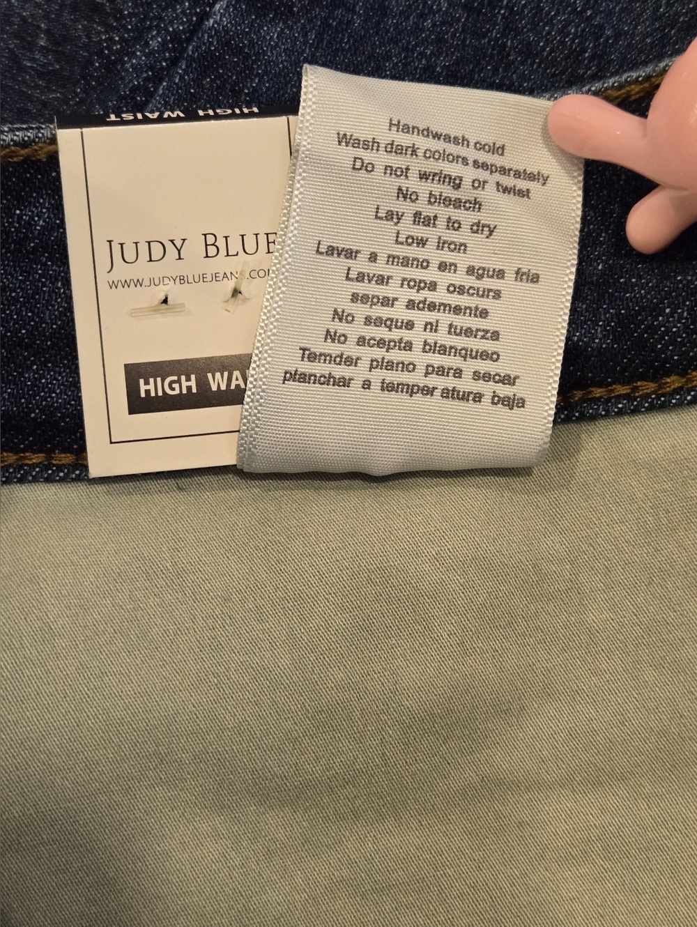 Judy Blue High Rise Dark Indigo Slim Jeans - Picture 12 of 12